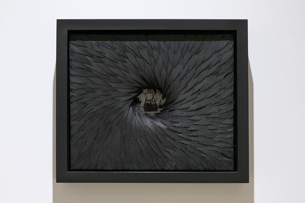 À travers les plumes – les galions by Stéphanie Morissette