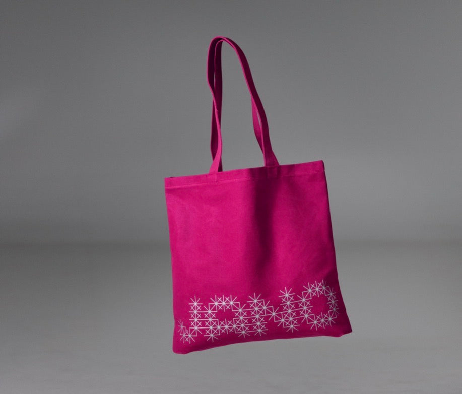 Sac fourre-tout Jano (Fait à la main à Montréal, Canada) (rose)