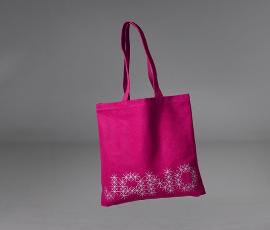 Jano Tote Bag (Made by hand in Montreal, Canada) (pink)