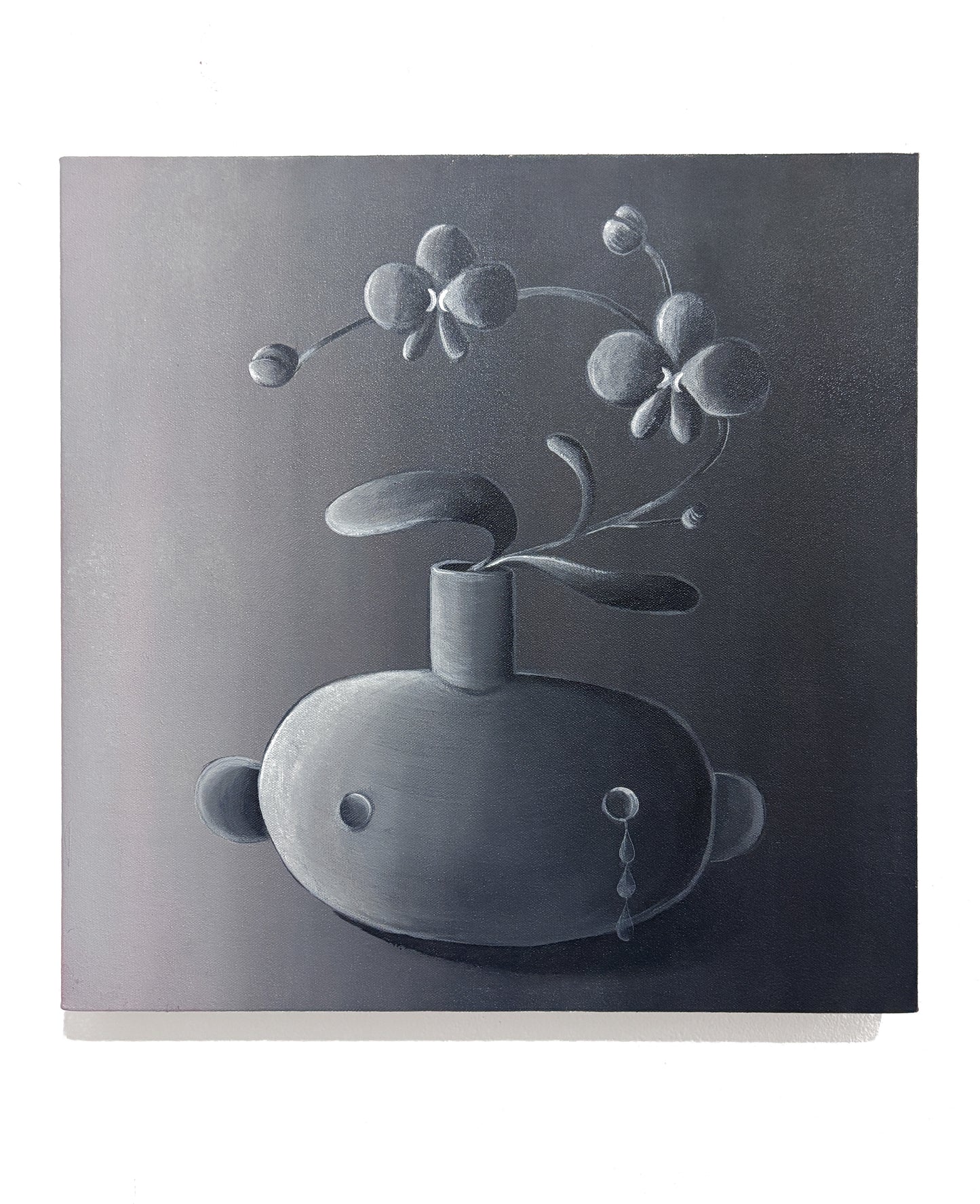 vaso y orquidea by Riesbri